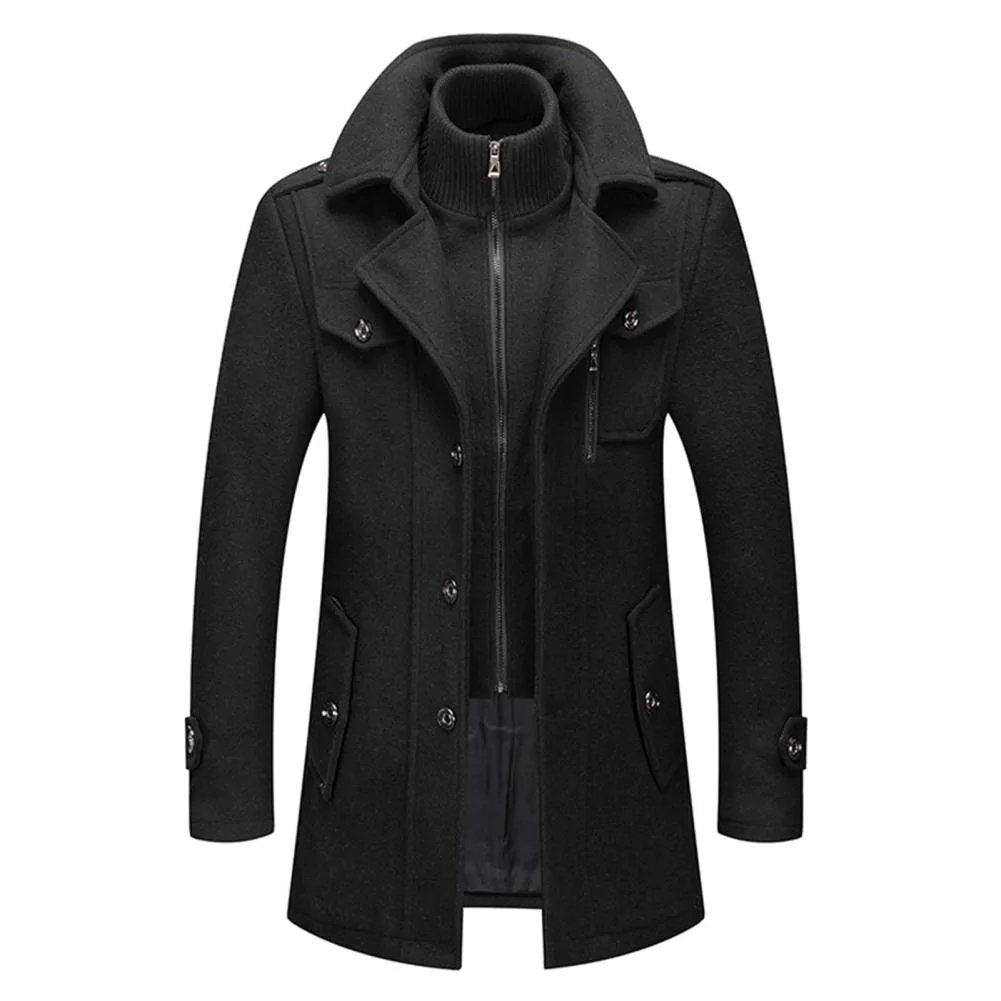 Men's Insulated Structured Classic Overcoat