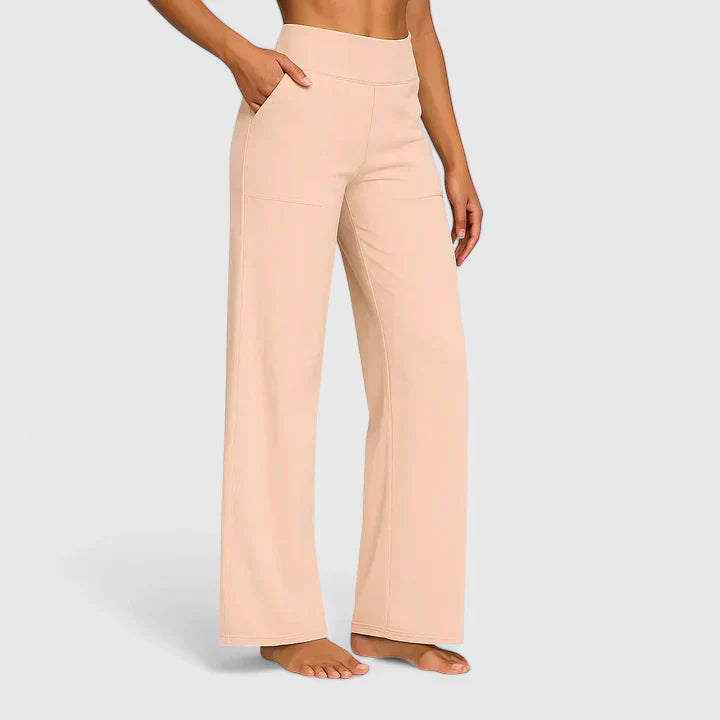 Women's Straight Leg Elastic Waist Pants