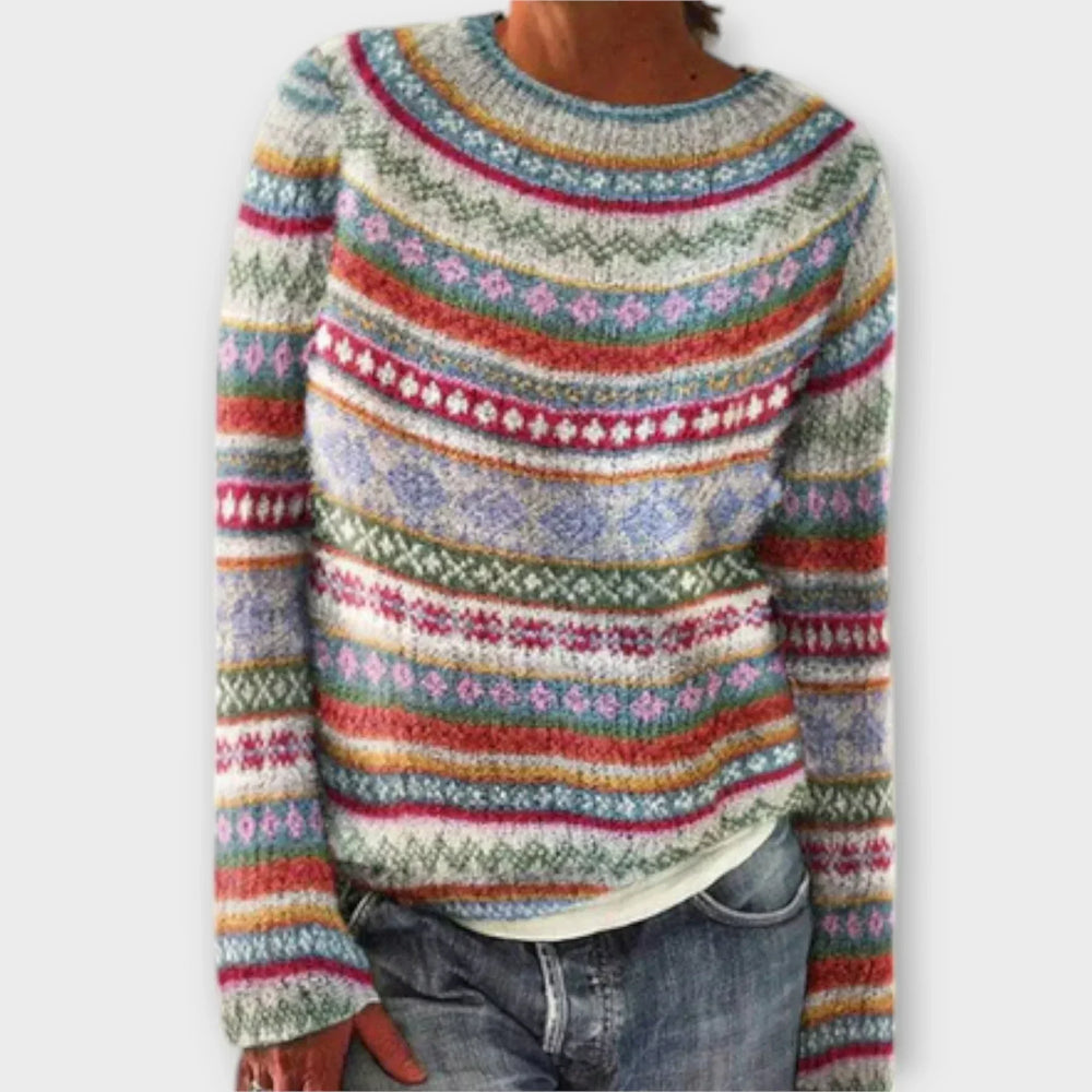 Women's Fair Isle Long Sleeve Sweater