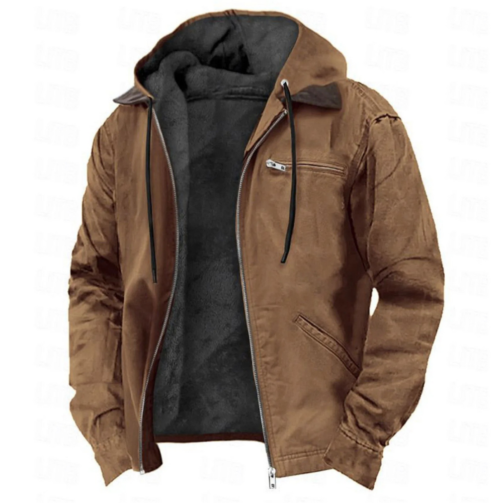 Men's Water Resistant Fitted Overcoat