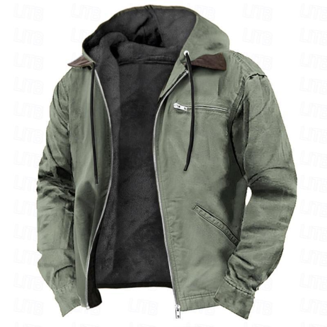 Men's Water Resistant Fitted Overcoat